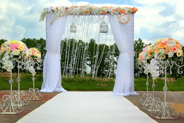 Свадебная арка своими руками 🥗 для выездной регистрации, свадебная арка из цветов